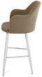 стул Эспрессо-1 барный нога белая 700 (Т184 кофе с молоком)