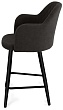 стул Эспрессо-1 полубарный нога черная 600 (Т190 горький шоколад)