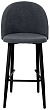 стул Капри-5 БАРНЫЙ нога черная 700 (Т177 графит)