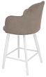стул Эспрессо-1 полубарный нога белая H600 360F47 (Т170 бежевый)