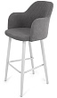 стул Эспрессо-1 барный нога белая 700 (Т180 светло-серый)