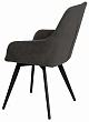 стул Молли нога черная 1F40 (360°)  (Т190 горький шоколад)
