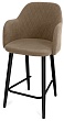 стул Эспрессо-1 полубарный нога черная 600 (Т184 кофе с молоком)