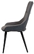 стул Манзано нога черная 1F40 (Т180 светло-серый и Т177 графит)