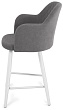 стул Эспрессо-1 полубарный нога белая 600 (Т180 светло-серый)