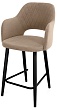 стул Эспрессо-2 полубарный нога черная 600 (Т184 кофе с молоком)