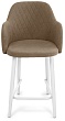стул Эспрессо-1 полубарный нога белая 600 (Т184 кофе с молоком)