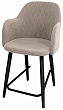 стул Эспрессо-1 полубарный-мини нога черная 500 (Т170 бежевый)