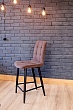 стул Абсент полубарный-мини нога мокко 500 (Т184 кофе с молоком)