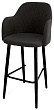 стул Эспрессо-1 барный нога черная 700 (Т190 горький шоколад)