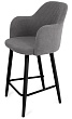 стул Эспрессо-1 полубарный нога черная 600 (Т180 светло-серый)