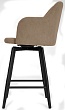 стул Эспрессо-1 полубарный нога черная 600 360F47 (Т184 кофе с молоком)