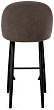 стул Капри-5 БАРНЫЙ нога черная 700 (Т173 капучино)