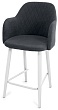 стул Эспрессо-1 полубарный нога белая 600 (Т177 графит)