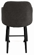 стул Эспрессо-1 полубарный-мини нога черная 500 (Т190 горький шоколад)