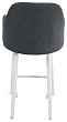 стул Эспрессо-1 полубарный нога белая 600 (Т177 графит)