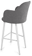 стул Эспрессо-1 барный нога белая 700 (Т180 светло-серый)