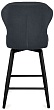 стул Марио полубарный нога черная 600 360F47 (Т177 графит)
