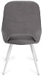 стул Неаполь нога белая 1F40 (360°)  (Т180 светло-серый)