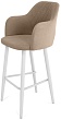 стул Эспрессо-2 барный нога белая 700 (Т184 кофе с молоком)