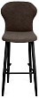 стул Марио барный нога черная 700 (Т173 капучино)