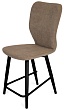 стул Чинзано полубарный-мини нога черная 500 (Т184 кофе с молоком)